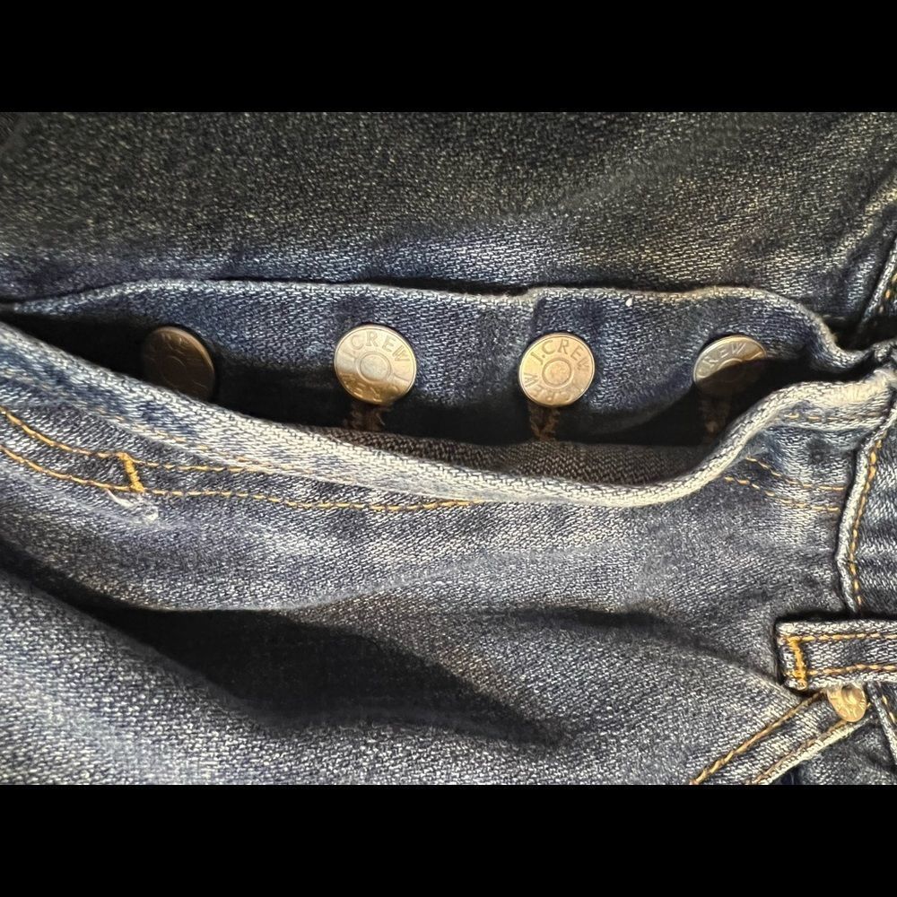 J Crew Button Fly Flare Leg 29.5" Inseam, High Rise Jeans Sz 10 EUC - Picture 7 of 11
